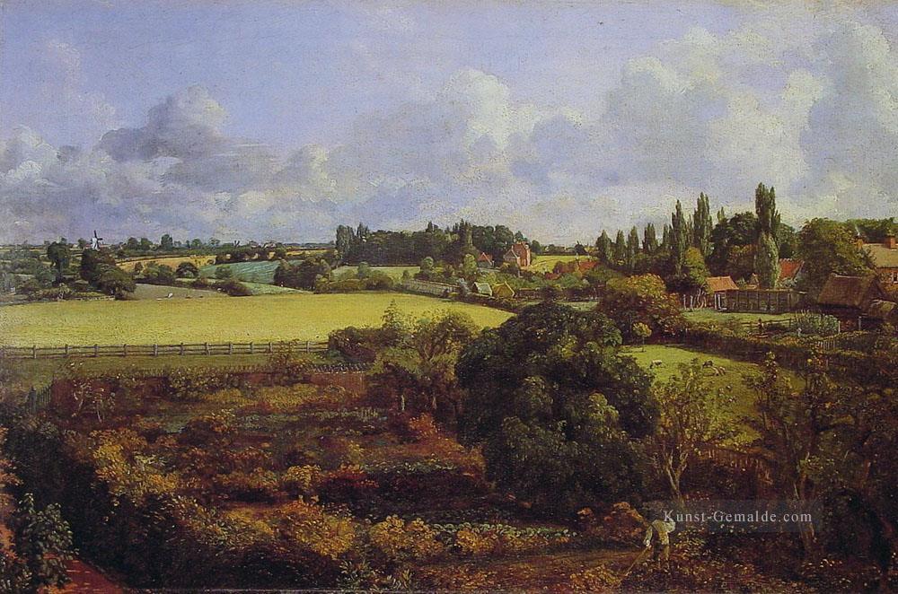Golding Constables Kitchen Garden eine romantische John Constable Ölgemälde